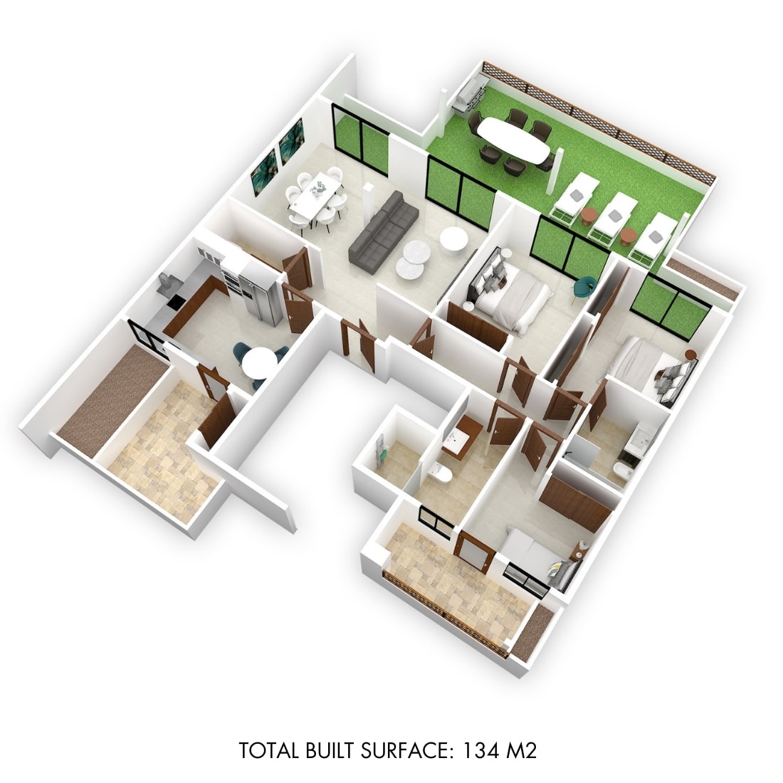 Plano habitaciones