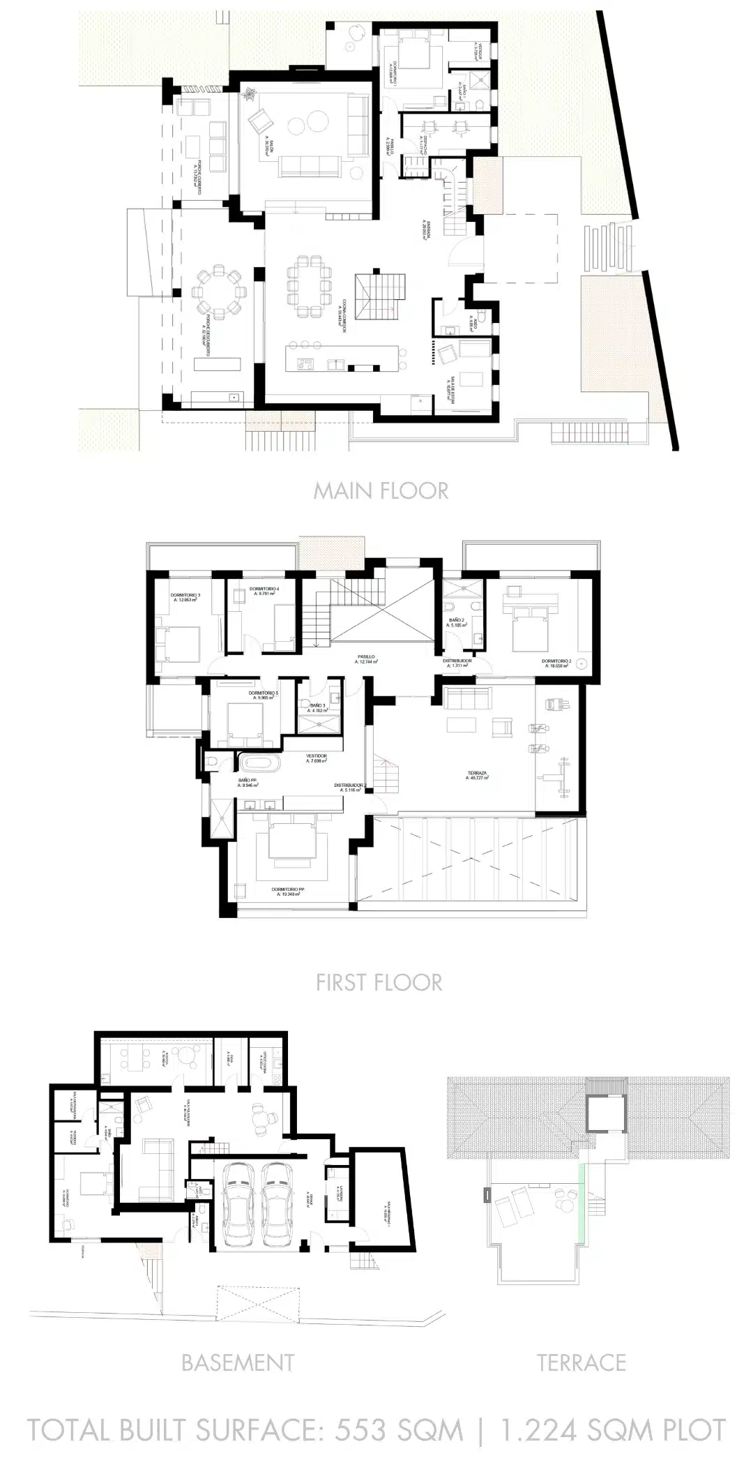 Plano habitaciones